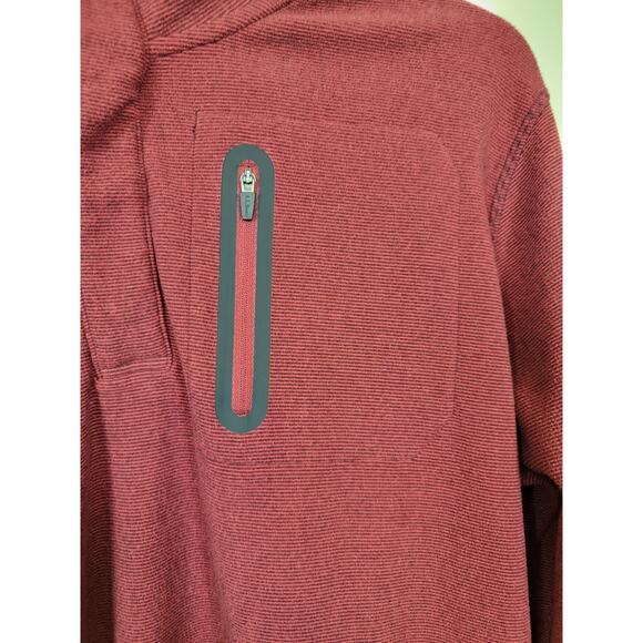 L.L. Bean Men's 1/4 Button Pullover Shirt Tall Long Sleeve Mock Neck Size Large - Picture 2 of 5